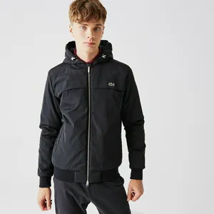 Мужская куртка Lacoste с капюшоном, черный, арт. BH2337