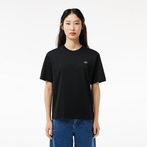 Женская футболка Lacoste Loose Fit из мягкого хлопка