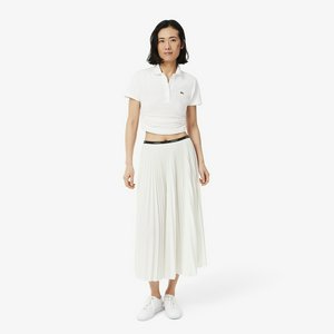 Длинная плиссированная юбка Lacoste