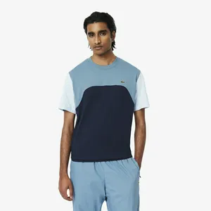 Мужская футболка Lacoste из хлопка, синий, арт. TH9551