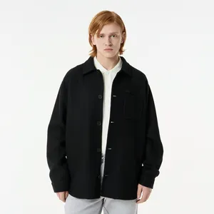 Мужская куртка Lacoste из смесовой шерсти, черный, арт. BH0514