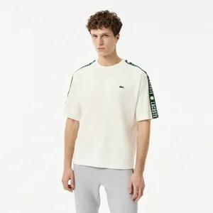Мужская футболка Lacoste из хлопка, белый, арт. TH0512