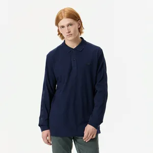 Мужская хлопковая рубашка-поло Lacoste, синий, арт. PH2615