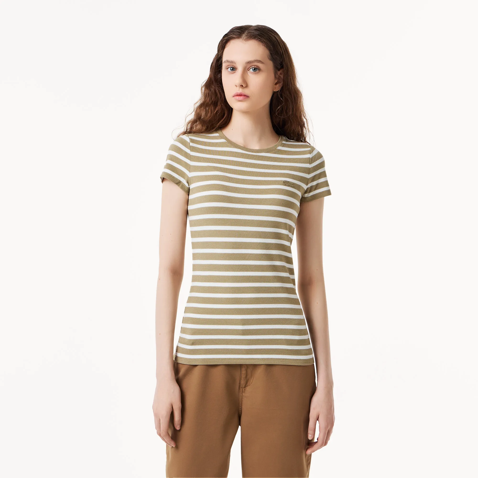 Женская футболка Lacoste Slim Fit, разноцветный, арт. tf0823