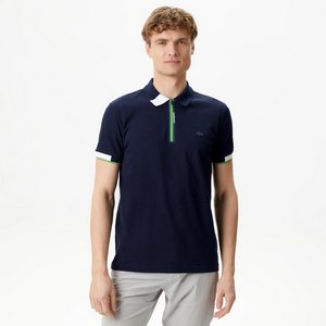 Мужское поло Lacoste на молнии
