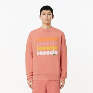 Мужская флисовая толстовка Lacoste с принтом