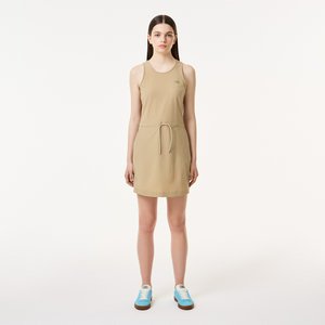 Женское платье Lacoste с поясом без рукавов