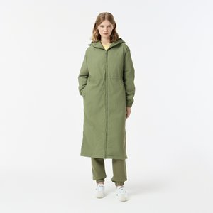 Женская длинная парка Lacoste