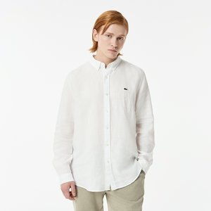 Мужская льняная рубашка Lacoste