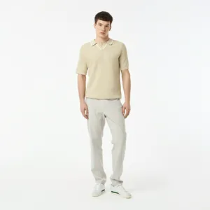 Мужские брюки Lacoste из льна и эластичного хлопка, серый, арт. HH0218