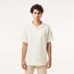 Мужская хлопковая рубашка Lacoste Loose Fit
