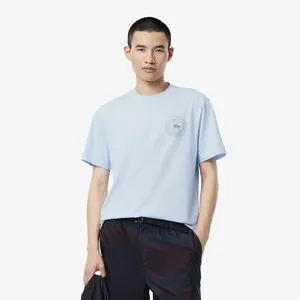 Мужская футболка Lacoste из органического хлопка, голубой, арт. TH0125