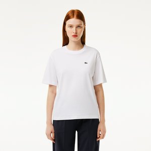 Женская футболка Lacoste Loose Fit из мягкого хлопка