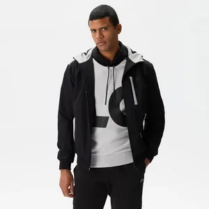 Мужская ветровка Lacoste print, черный, арт. BH0403