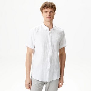 Мужская льняная рубашка Lacoste