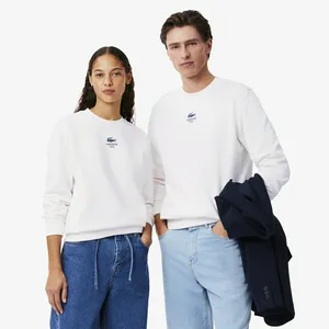 Толстовка Lacoste Unisex из хлопка, белый, арт. SH2736
