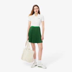 Короткая плиссированная юбка Lacoste