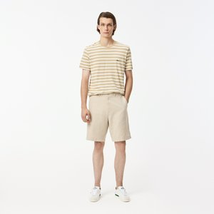 Мужские шорты Lacoste из хлопка и льна