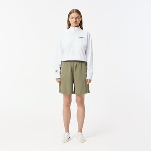 Женские шорты Lacoste из смеси льна