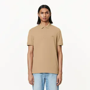 Мужское поло Lacoste PARIS Regular Fit, бежевый, арт. PH5522