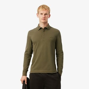 Мужское поло Lacoste с длинными рукавами