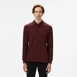 Мужское поло Lacoste с длинными рукавами