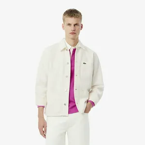 Мужская рубашка Lacoste из органического хлопка, белый, арт. CH9222