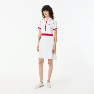 Женское платье Lacoste из вискозы, белый, арт. EF0507