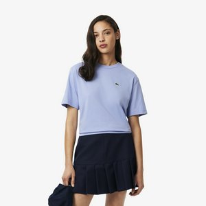 Женская футболка Lacoste Loose Fit из мягкого хлопка