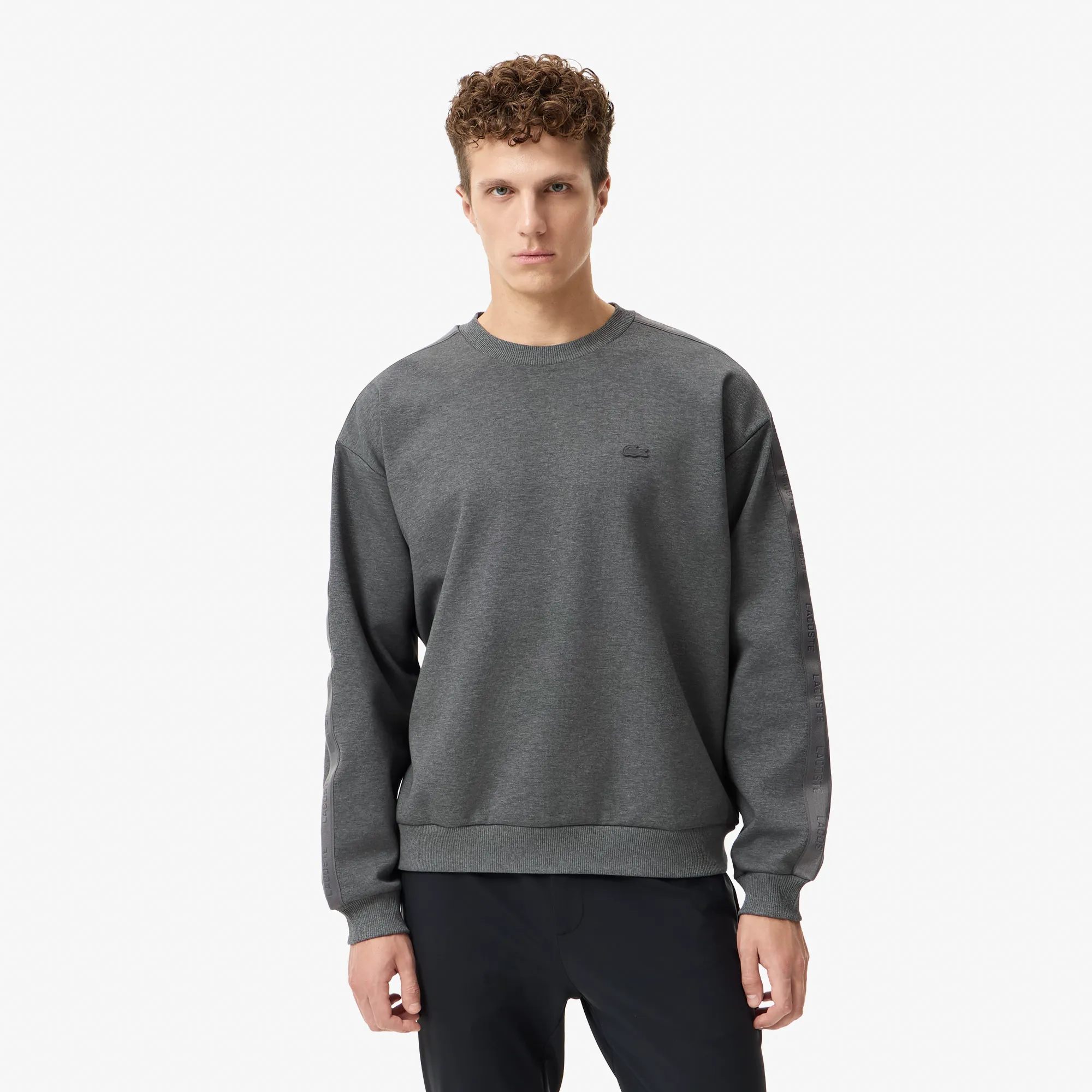 Мужской свитшот Lacoste, серый, арт. sh2605