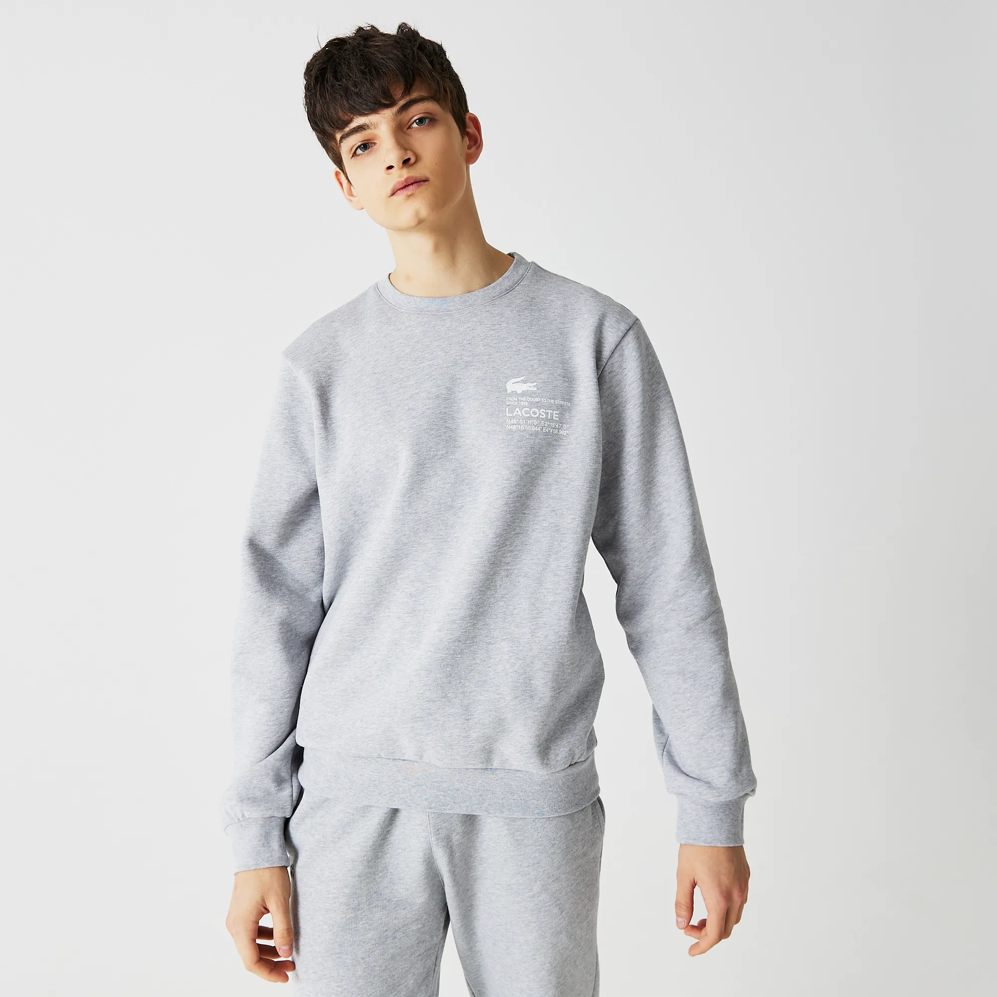 Мужской свитшот Lacoste Regular Fit, серый, арт. sh2332