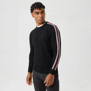 Мужской свитер Lacoste с круглым вырезом, черный, арт. 11260