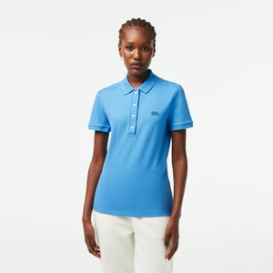 Женское поло Lacoste Slim Fit из эластичного хлопка
