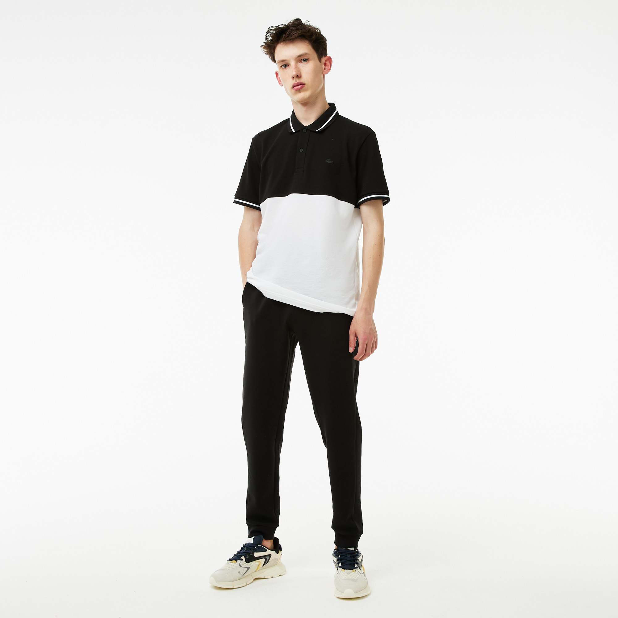 Мужские спортивные брюки Lacoste Slim Fit, черный, арт. xh0302