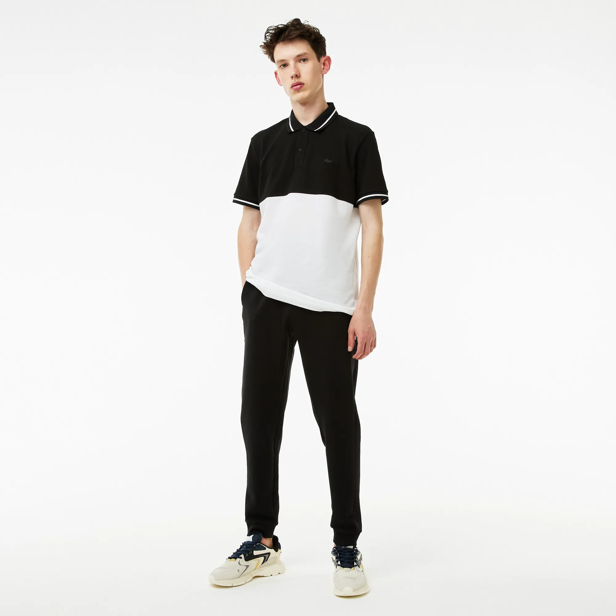 Мужские спортивные брюки Lacoste Slim Fit, черный, арт. xh0302
