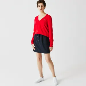 Женская юбка Lacoste с регулируемым поясом, синий, арт. jf0108