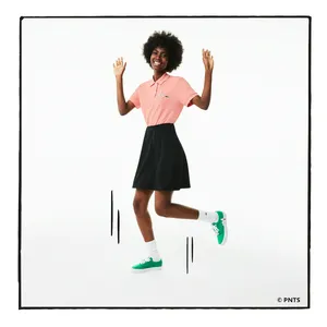 Женское поло Lacoste x Peanuts Regular Fit, розовый, арт. PF8387