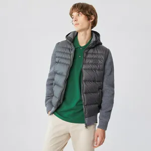 Мужская куртка Lacoste со съемными рукавами, серый, арт. 11335