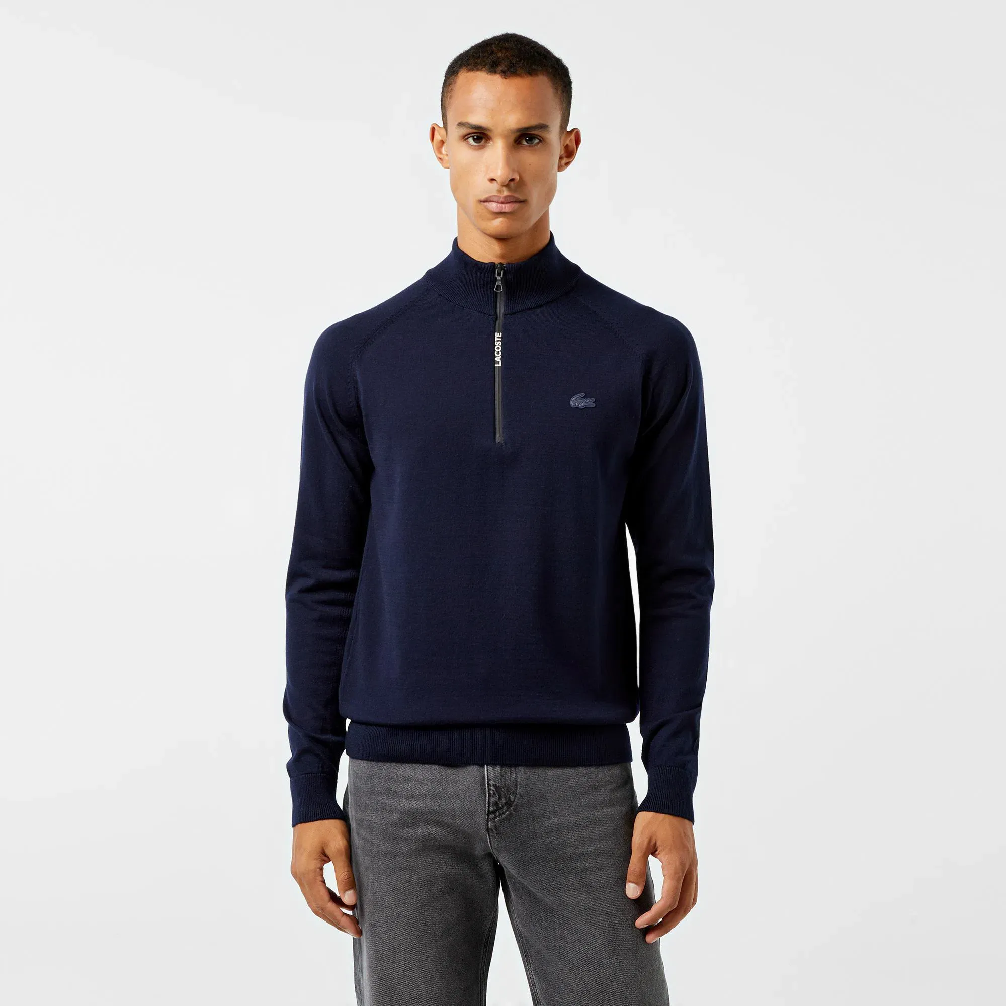 Мужской свитер Lacoste из смеси шерсти и хлопка, не указан, арт. 11407