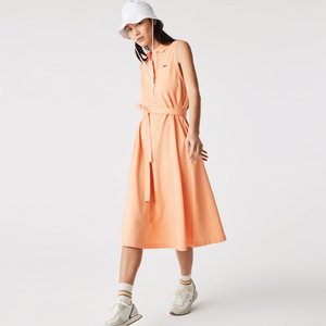 Женское платье-поло Lacoste с поясом
