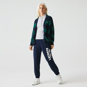 Женские лёгкие флисовые спортивные брюки Lacoste