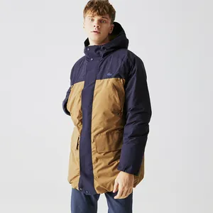 Мужская стеганая парка с капюшоном, синий, арт. BH7792