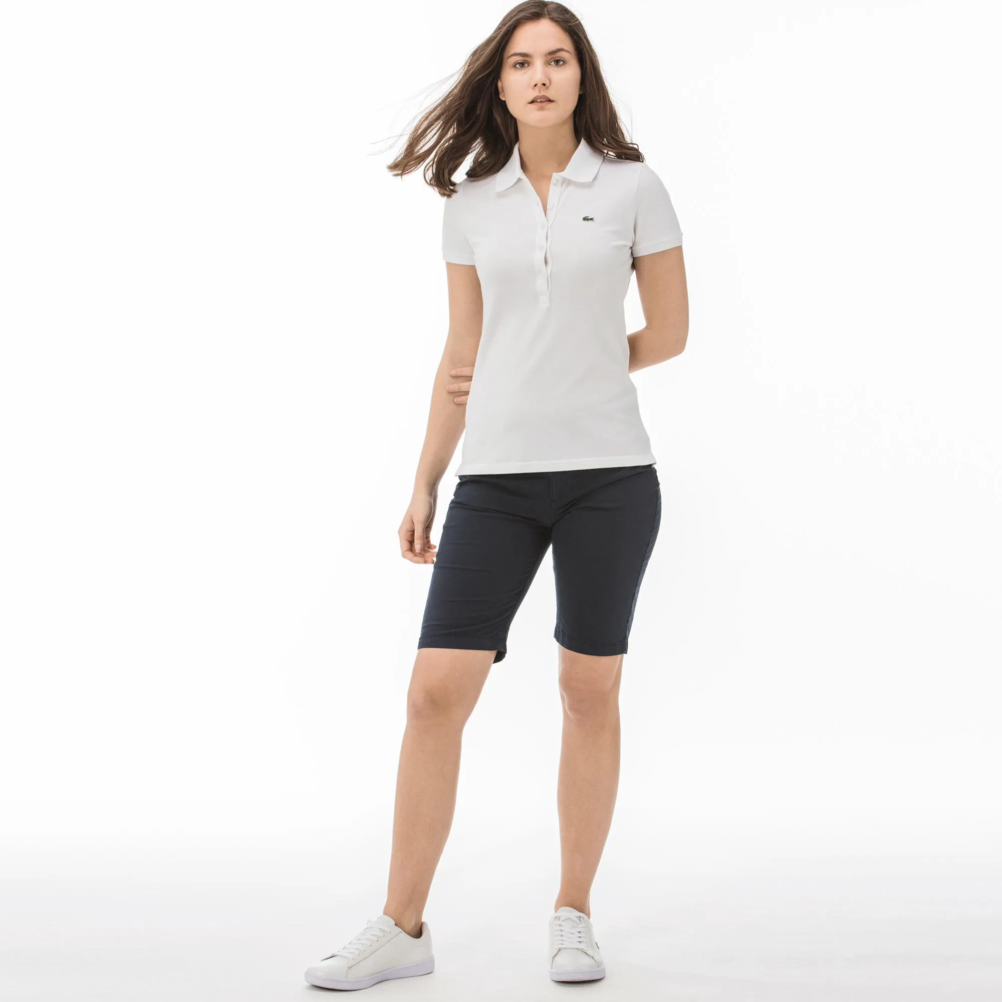Женские шорты Lacoste Slim Fit, синий, арт. gf0901