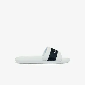 Мужские сланцы Lacoste CROCO SLIDE, белый, арт. 741CMA0007