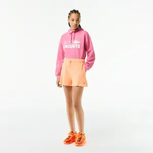 Женские шорты Lacoste из органического хлопка, оранжевый, арт. GF6419