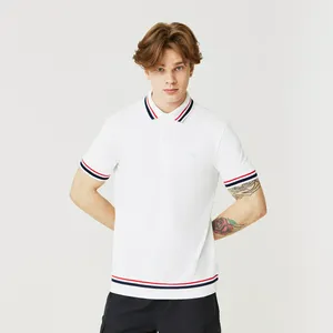 Мужское поло Lacoste Slim Fit, белый, арт. ph0307