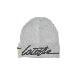 Шапка Lacoste Unisex из хлопка, серый, арт. rb2515