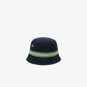 Панама Lacoste Unisex из хлопка, синий, арт. 11762