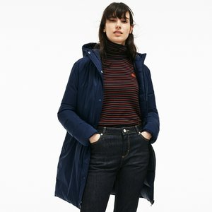Женская утеплённая куртка Lacoste, синий, арт. bf8923