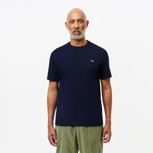 Мужская футболка Lacoste с круглым вырезом, синий, арт. 11893